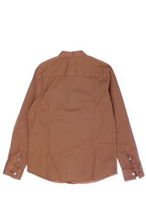 Camicia coreana in cotone PAOLO PECORA | PP2070BISCOTTO